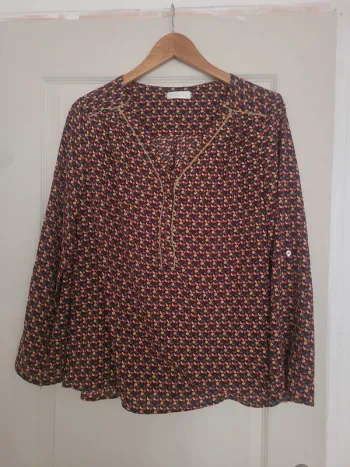 Blouse à motifs