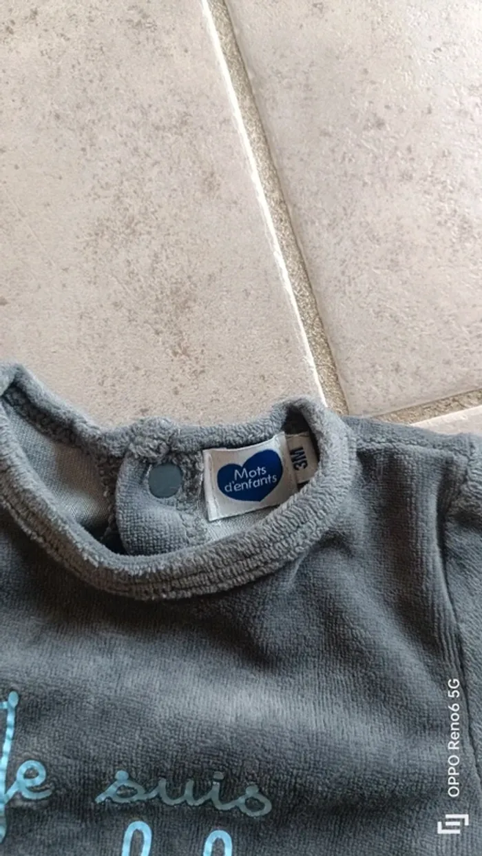 Pyjama et body mot d'enfants - photo numéro 2