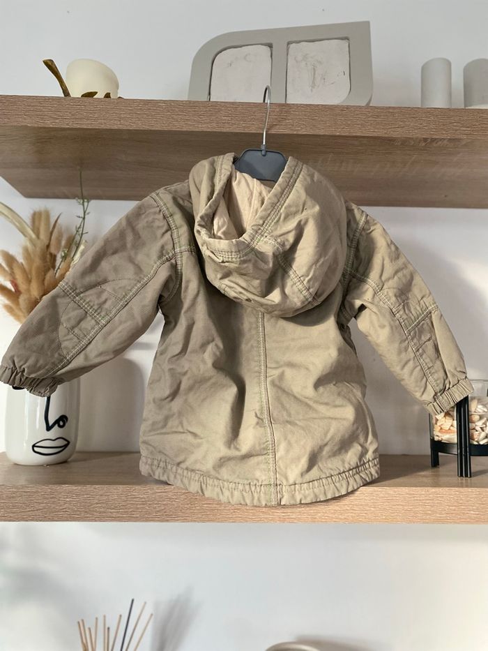 Blouson  garçon bébé beige 12 mois - photo numéro 2