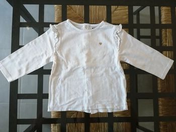 T-shirt cœur dorée