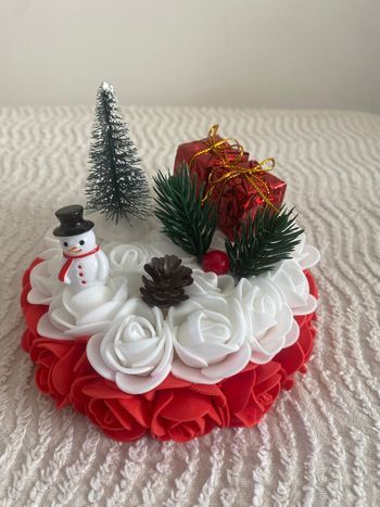 Composition floral noël