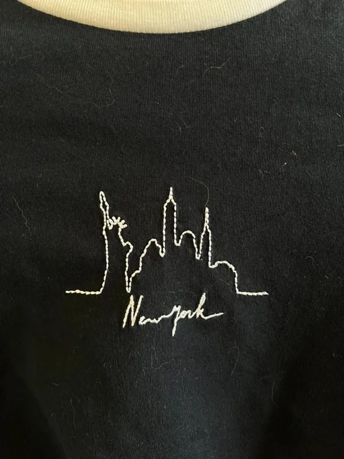 T shirt femme New York Bizzbee taille S Women t-shirt Maglietta donna Damen T-Shirt - photo numéro 2