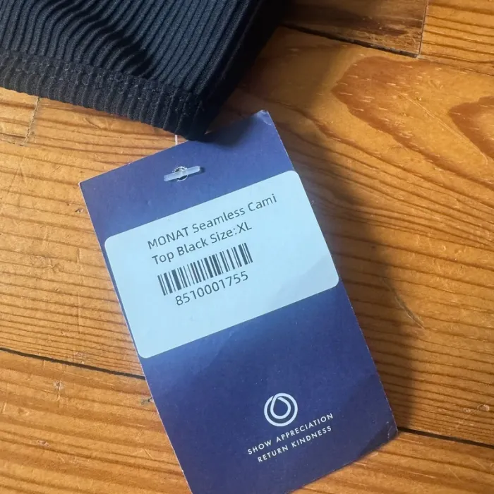 Débardeur brassière de sport Monat noir - XL - photo numéro 3