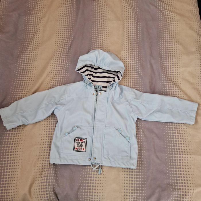 Parka garçon marine 2 ans