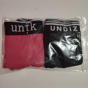 Lot de 2 boxers pour garçon de 14-16 ans, Unik et Undiz