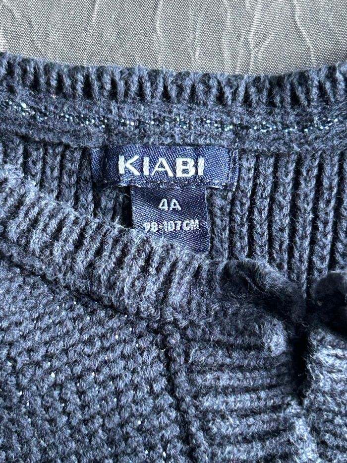 Gilet bleu marine petite fille - photo numéro 3