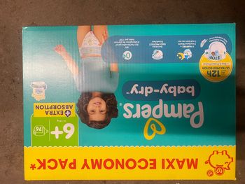 Pampers taille 6+