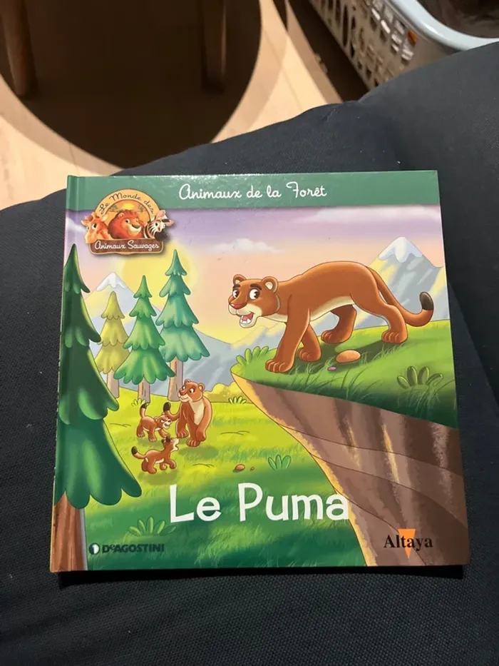 Livre pour enfants altaya le puma