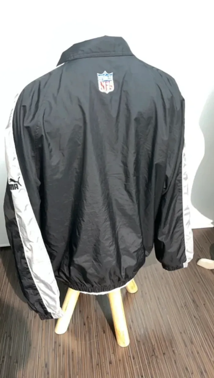 Veste vintage Puma NFL Raiders - photo numéro 3