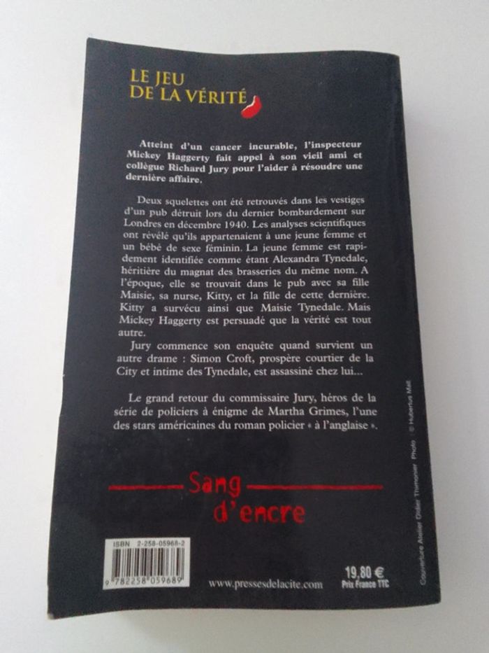 Martha Grimes - Le jeu de la vérité - photo numéro 2