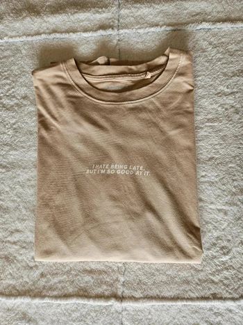T-shirt beige - Pull & Bear