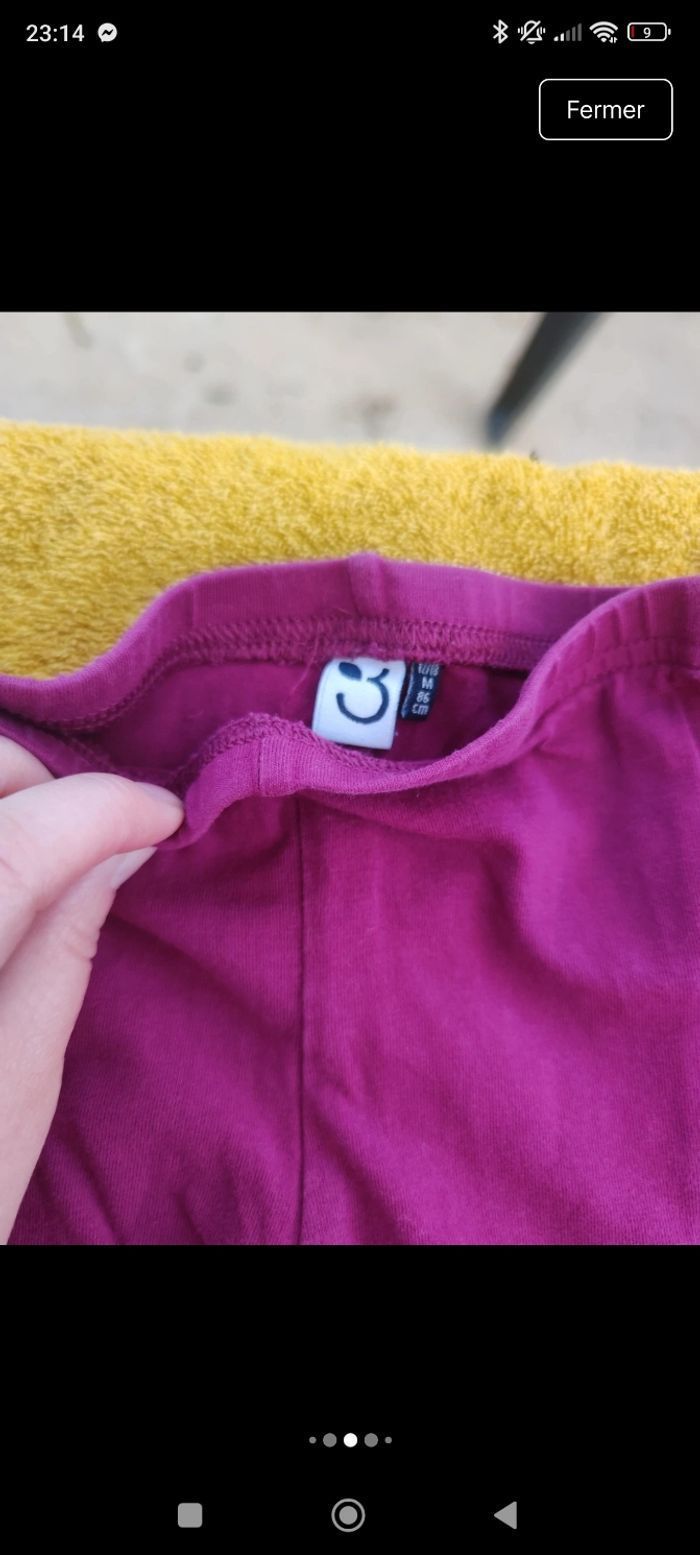 4 jogging/legging 12 mois et 12/18 mois - photo numéro 4
