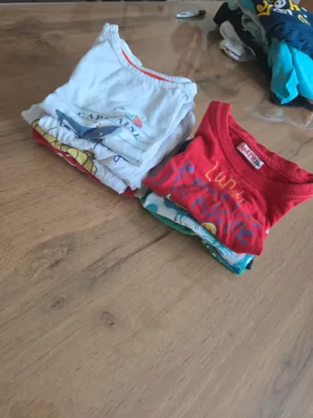 Tee-shirt lot de 9