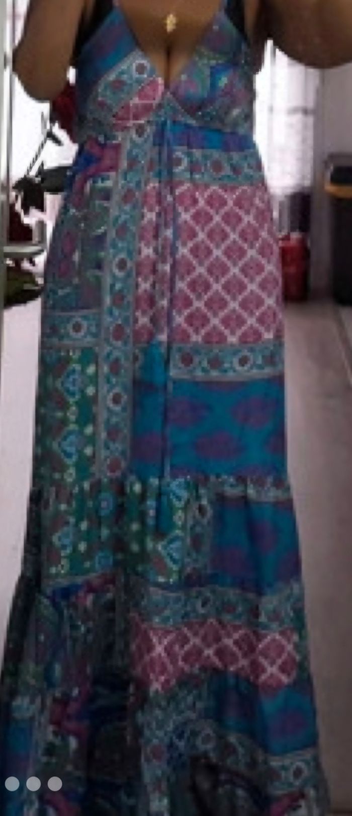 Robe longue coloré