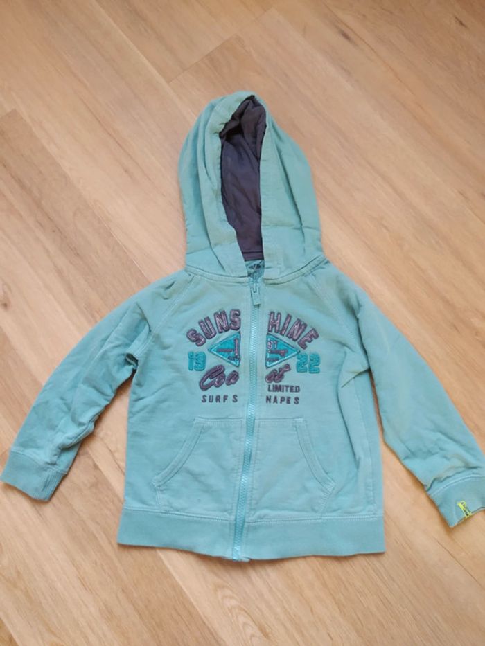 Sweat capuche sergent major 5 ans sunshine vert - photo numéro 3