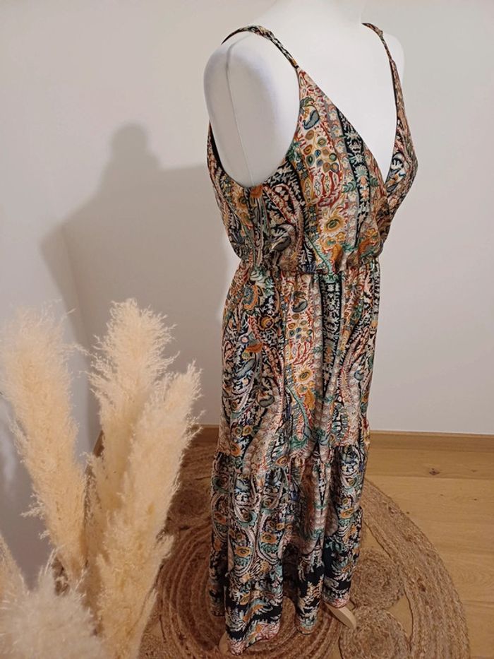 Robe longue cache-coeur à motifs Millénium taille M 38 - photo numéro 8