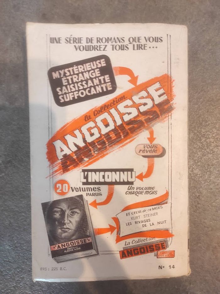 La légion de l'enfer Irving Le Roy Fleuve Noir Angoisse n°14 1957 - photo numéro 3