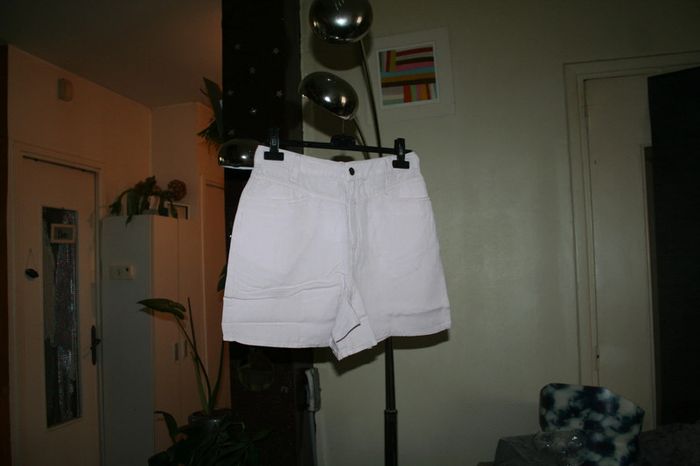 🌸Short lin parme pastel Taille 40 "Mango" Tendance 2023 Neuf 🌸