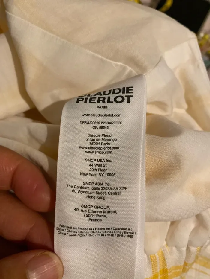Blouse Courte Claudie Pierlot Imprimée - photo numéro 18