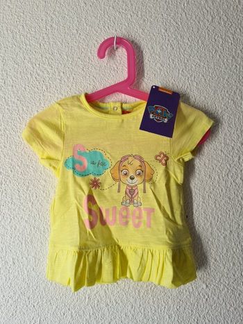 tee-shirt jaune pat patrouille