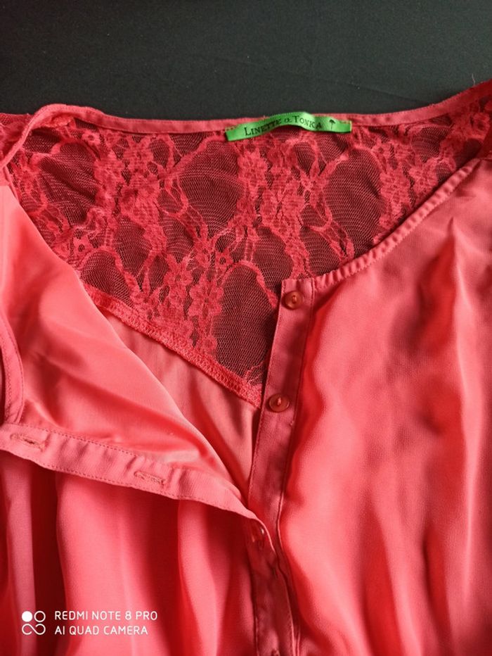 Robe rose/saumon - photo numéro 3