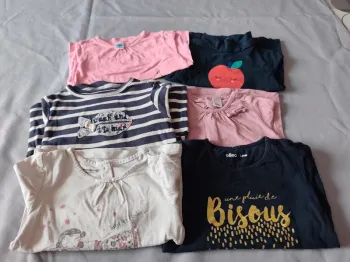 Lot t-shirts 23/24 mois