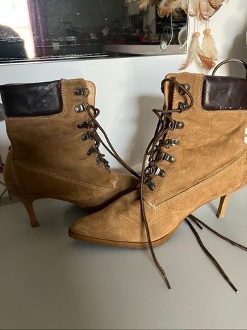 Bottines marron