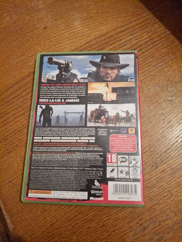 Jeu xbox 360 red dead redemption - photo numéro 2