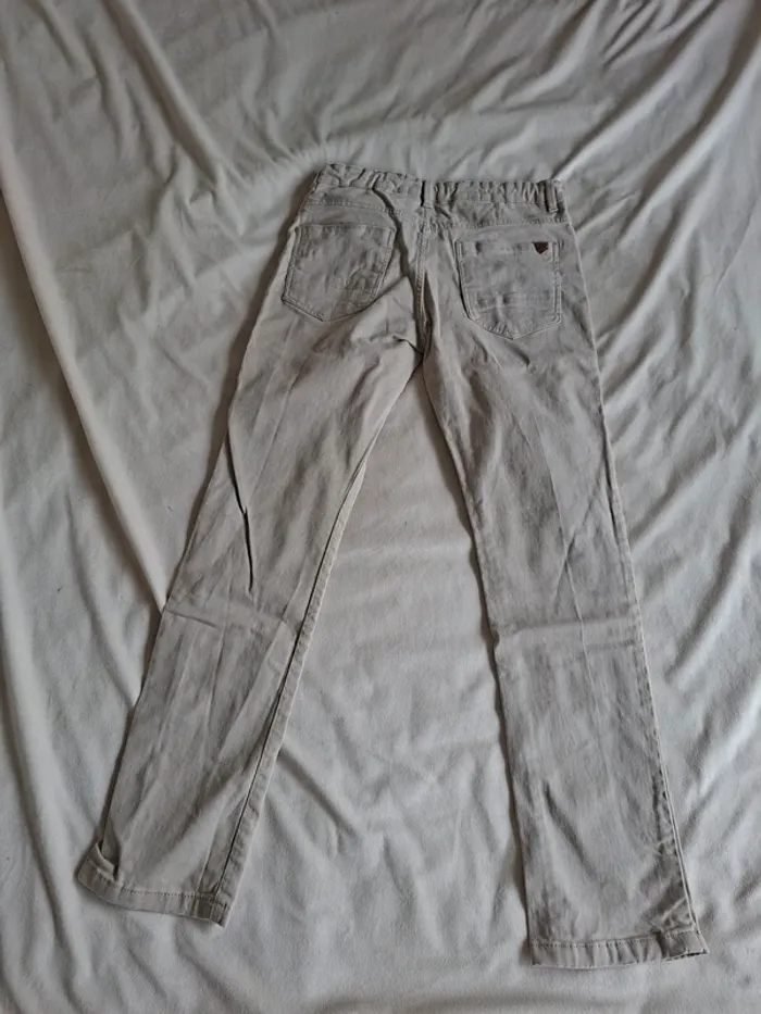 jeans garçons écru, taille 9/10ans marque Zara, en très bon état - photo numéro 4