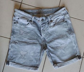 Short en jean regular ~ homme ~ gris / Jack & Jones