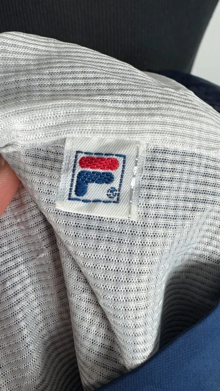 Veste vintage Fila bleu marine taille XL - photo numéro 9