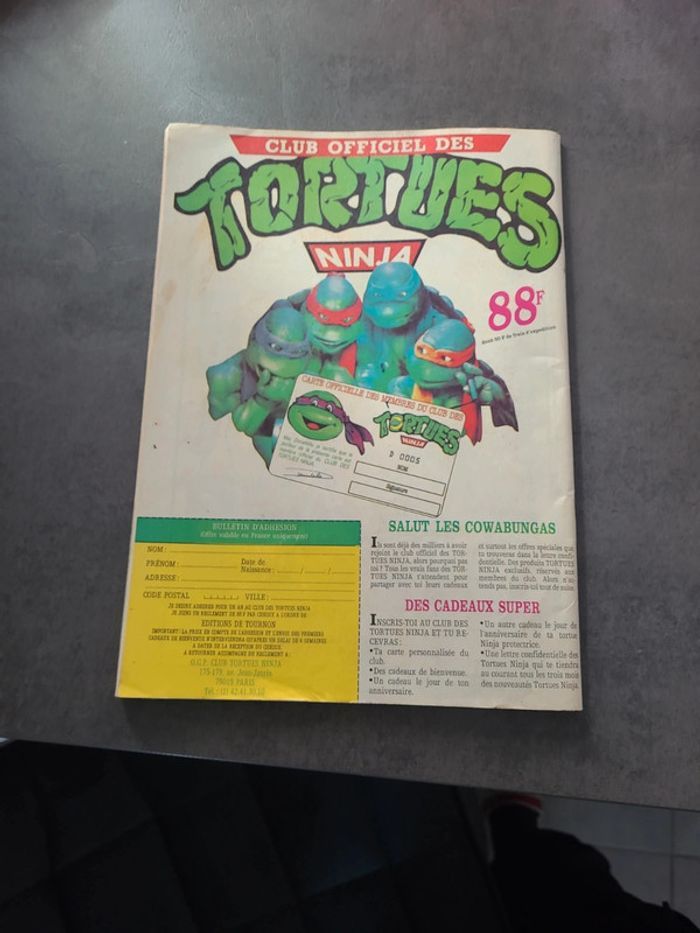 Magazine mensuel n°19 tortues ninja 1990 - photo numéro 5