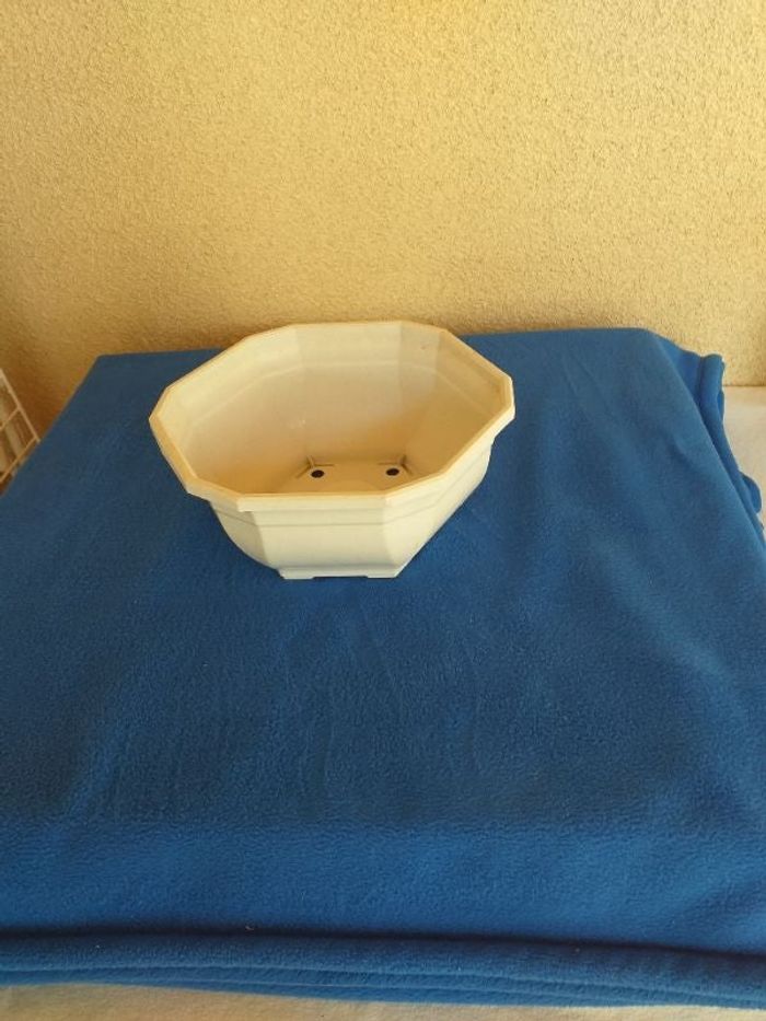 lot de pots fleurs en plastique