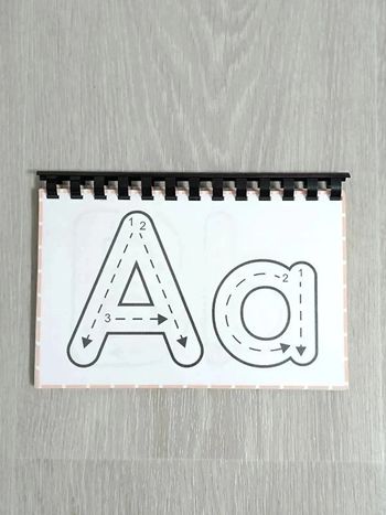 Carnet écriture de l'alphabet