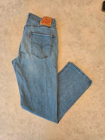 Jeans Levi's 541 W33 FR42 L30 coupe droite bleu Homme Men pan302b