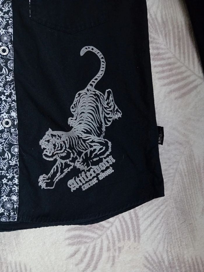 Chemise Noif Motif Tigre 🐅 - photo numéro 5
