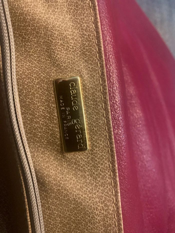 Magnifique sac en cuir Claude Gérard - photo numéro 9