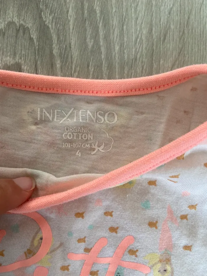 Pyjama été fille short t shirt sirene 4 ans - photo numéro 3