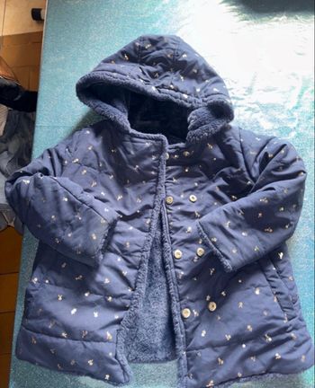 Manteau réversible t 4 ans 104cm