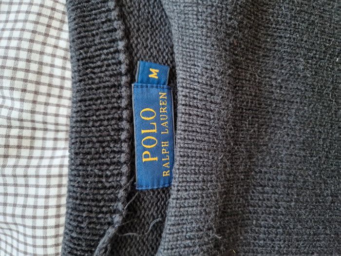 Polo Pull Ralph Lauren noir M - photo numéro 2