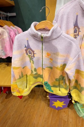 Veste Raiponce en polaire pour femmes DisneyLand