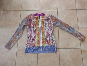 Veste légère à motifs