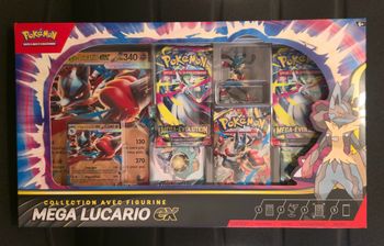 Pokémon Coffret Collection avec Figurine Mega Lucario ex