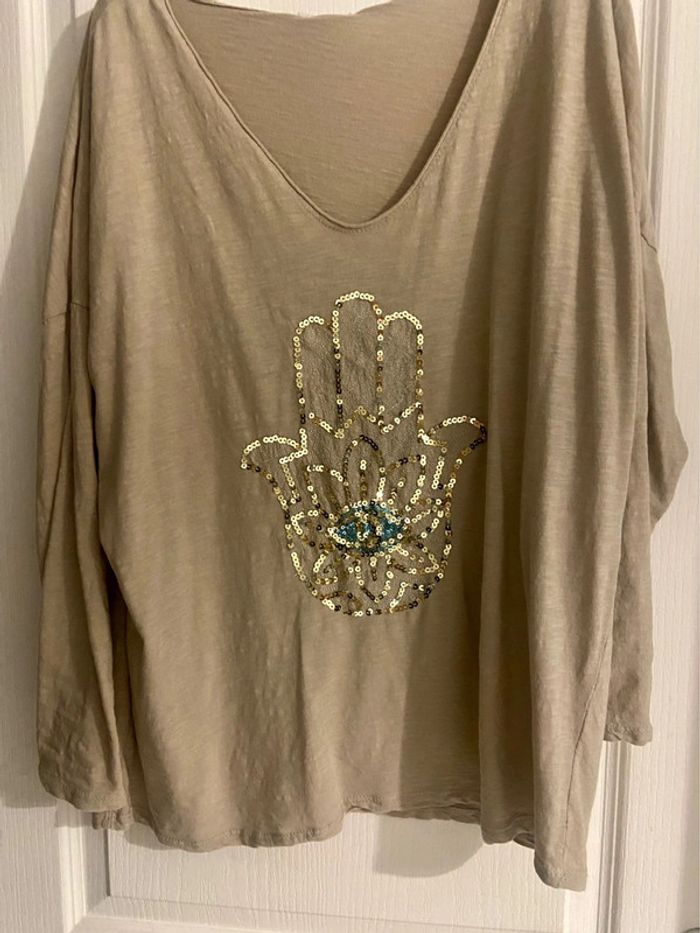 Tee shirt manches longues Main de fatma