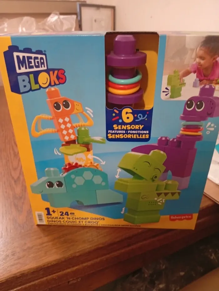 Coffret construction dinosaure neuf dès 1 ans