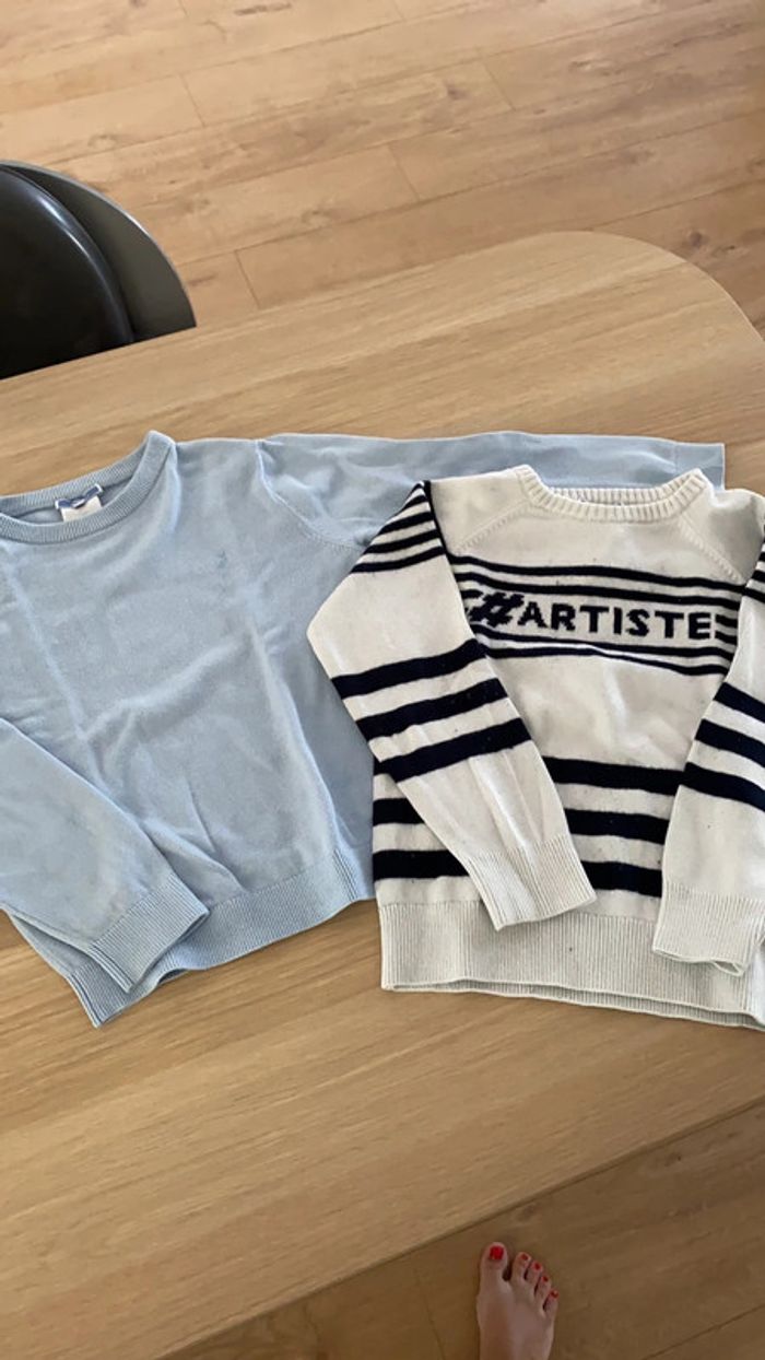 Lot de deux pulls jacadi