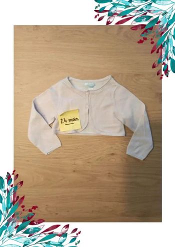 Boléro fille 24 mois