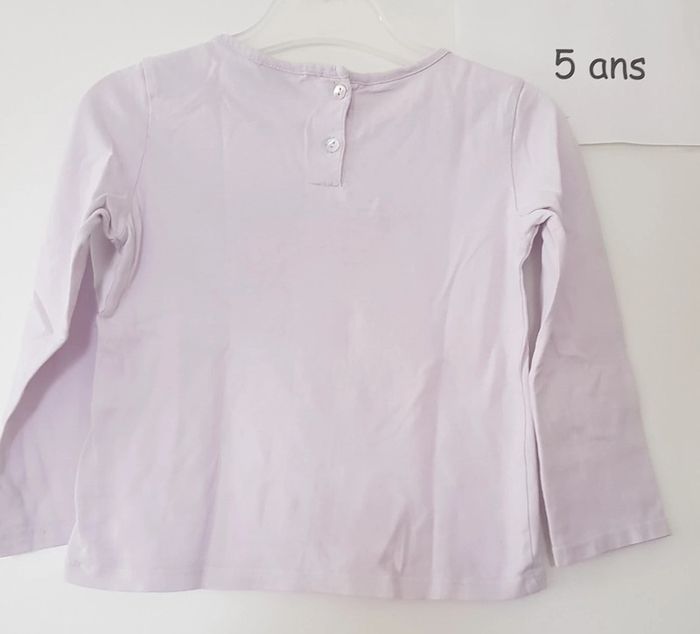 T-shirt ml étoiles et flocons sergent major 5 ans - photo numéro 2