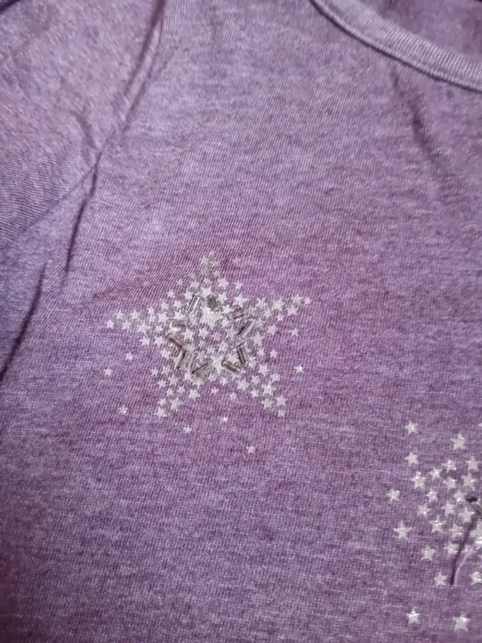 T-shirt manches longues fille 8-9 ans - photo numéro 6