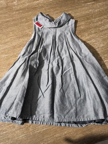 Robe couturier créateur mariage grise brillante élégante unique cérémonie moderne 5 ans